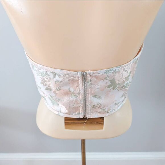 Altar'd State Abbie Floral Corset Tube Top - Picture 5 of 6
